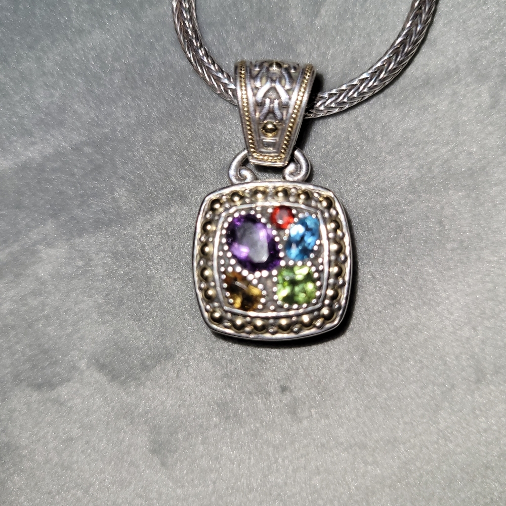 Balissima by EFFY Multistone in silver & 18k Gold